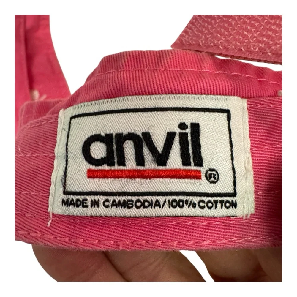 Anvil Pink CC Florida  Preppy Summer Activewear‎ Cotton Visor